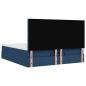 Preview: Ottoman-Bett mit Matratze Blau 180x200 cm Stoff