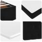 Preview: Ottoman-Bett mit Matratzen Schwarz 100x200 cm Samt