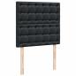 Preview: Ottoman-Bett mit Matratzen Schwarz 160x200 cm Kunstleder