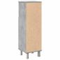 Preview: Badezimmerschrank Betongrau 30x30x95 cm Holzwerkstoff