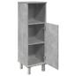 Preview: Badezimmerschrank Betongrau 30x30x95 cm Holzwerkstoff