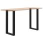 Preview: Couchtischbeine U-Form 2 Stk. Schwarz 40x(90-91) cm Stahl