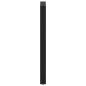 Preview: Bartischbeine U-Form 2 Stk. Schwarz 40x(110-111) cm Stahl