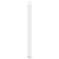 Preview: Bartischbeine U-Form 2 Stk. Weiß 60x(100-101) cm Stahl