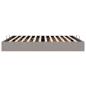 Preview: Ottoman-Bett ohne Matratze Taupe 200x200 cm Stoff