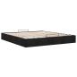 Preview: Ottoman-Bett ohne Matratze Schwarz 200x200 cm Stoff