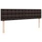 Preview: Ottoman-Bett mit Matratze Dunkelbraun 160x200 cm Stoff