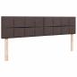 Preview: Ottoman-Bett mit Matratze Dunkelbraun 180x200 cm Stoff