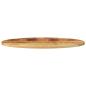 Preview: Tischplatte 110x40x3,8 cm Oval Massivholz Mango