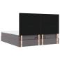 Preview: Ottoman-Bett mit Matratze Grau 180x200 cm Kunstleder