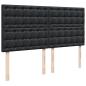 Preview: Ottoman-Bett mit Matratze Schwarz 180x200 cm Kunstleder