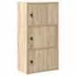 Preview: Bücherregal Sonoma-Eiche 40x24x77 cm Holzwerkstoff
