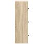 Preview: Bücherregal Sonoma-Eiche 40x24x77 cm Holzwerkstoff