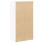 Preview: Bücherregal Weiß 40x24x77 cm Holzwerkstoff