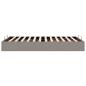 Preview: Ottoman-Bett ohne Matratze Taupe 120x200 cm Stoff
