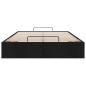 Preview: Ottoman-Bett ohne Matratze Schwarz 120x200 cm Stoff