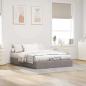 Preview: Ottoman-Bett ohne Matratze Taupe 140x190 cm Stoff