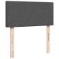 Preview: Ottoman-Bett mit Matratze Dunkelgrau 90x190 cm Stoff
