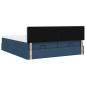 Preview: Ottoman-Bett mit Matratzen Blau 200x200 cm Stoff