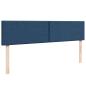 Preview: Ottoman-Bett mit Matratzen Blau 200x200 cm Stoff