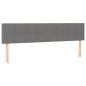 Preview: Ottoman-Bett mit Matratzen Dunkelgrau 160x200 cm Stoff