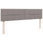 Preview: Ottoman-Bett mit Matratzen Taupe 200x200 cm Stoff