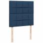 Preview: Ottoman-Bett mit Matratze Blau 90x200 cm Stoff