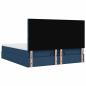 Preview: Ottoman-Bett mit Matratzen Blau 200x200 cm Stoff