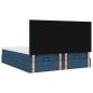 Preview: Ottoman-Bett mit Matratzen Blau 180x200 cm Stoff