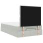 Preview: Ottoman-Bett mit Matratzen Hellgrau 120x200 cm Samt