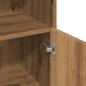 Preview: Badschrank Artisan-Eiche 30x30x95 cm Holzwerkstoff