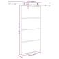 Preview: Schiebetür mit Beschlag 102,5x205 cm ESG-Glas & Aluminium