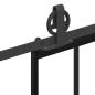 Preview: Schiebetür mit Beschlag 76x205 cm ESG-Glas & Aluminium