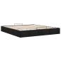 Preview: Ottoman-Bett ohne Matratze Schwarz 180x200 cm Stoff