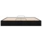 Preview: Ottoman-Bett ohne Matratze Schwarz 180x200 cm Stoff