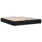 Preview: Ottoman-Bett ohne Matratze Schwarz 180x200 cm Stoff