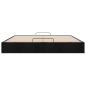 Preview: Ottoman-Bett ohne Matratze Schwarz 160x200 cm Stoff