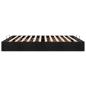 Preview: Ottoman-Bett ohne Matratze Schwarz 160x200 cm Stoff