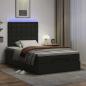 Preview: Ottoman-Bett mit Matratze Schwarz 120x190 cm Kunstleder