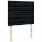 Preview: Ottoman-Bett mit Matratze Schwarz 120x190 cm Kunstleder