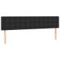 Preview: Ottoman-Bett mit Matratzen Schwarz 200x200 cm Kunstleder