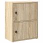 Preview: Bücherregal Sonoma-Eiche 40x24x52 cm Holzwerkstoff