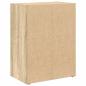 Preview: Bücherregal Sonoma-Eiche 40x24x52 cm Holzwerkstoff