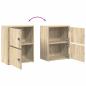 Preview: Bücherregal Sonoma-Eiche 40x24x52 cm Holzwerkstoff