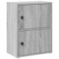 Preview: Bücherregal Grau Sonoma 40x24x52 cm Holzwerkstoff