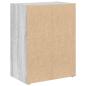 Preview: Bücherregal Grau Sonoma 40x24x52 cm Holzwerkstoff