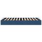 Preview: Ottoman-Bett ohne Matratze Blau 120x200 cm Stoff