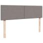 Preview: Ottoman-Bett mit Matratzen Taupe 180x200 cm Stoff