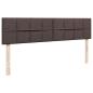 Preview: Ottoman-Bett mit Matratzen Dunkelbraun 180x200 cm Stoff
