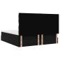 Preview: Ottoman-Bett mit Matratzen Schwarz 160x200 cm Samt